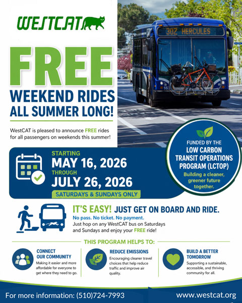 image of the free weekends flyer